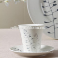 New arrival exquisite modern cheap white ceramic dinner plate sets